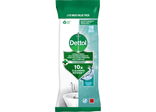 Dettol Antibacteriële doekjes oceaanfris