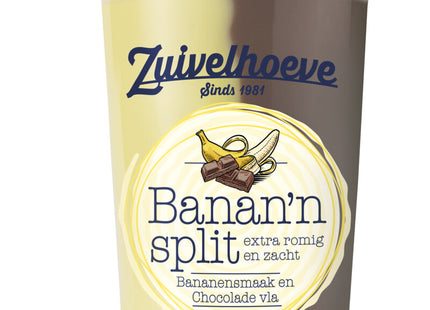 Zuivelhoeve Boer'n vla banan'n split