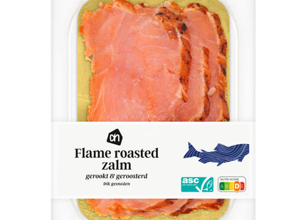 Flame roasted zalm