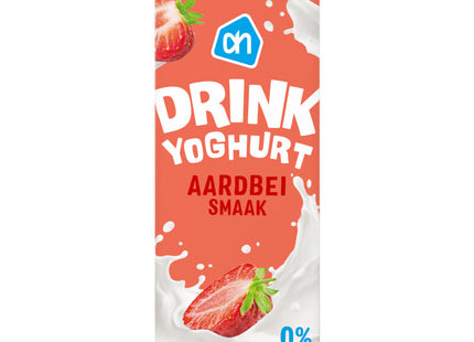 Strawberry yogurt drink