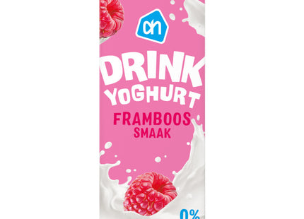 Yogurt drink raspberry