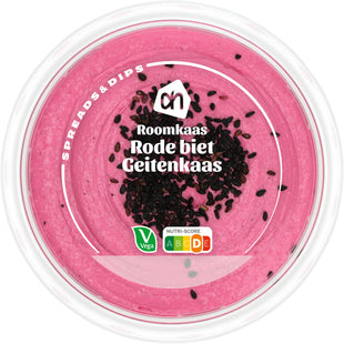 Roomkaas rode biet geitenkaas