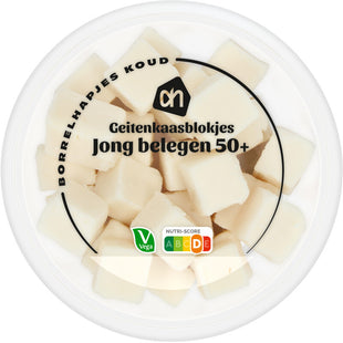 Ziegenkäsewürfel jung gereift 50+
