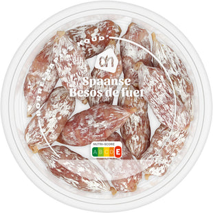 Spaanse besos de fuet