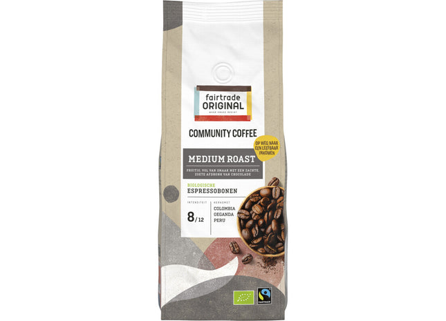 Fairtrade Original Community coffee medium roast bonen