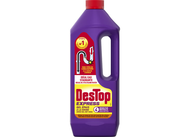 Destop Gel express ontstopper met soda