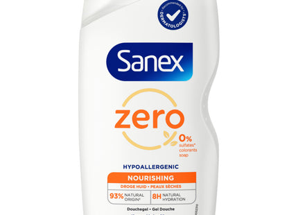 Sanex Zero% nourishing douchegel droge huid