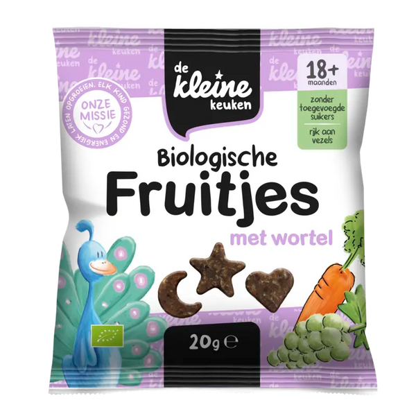 De Kleine Keuken Bio-Früchtchen mit Karotte 18m+