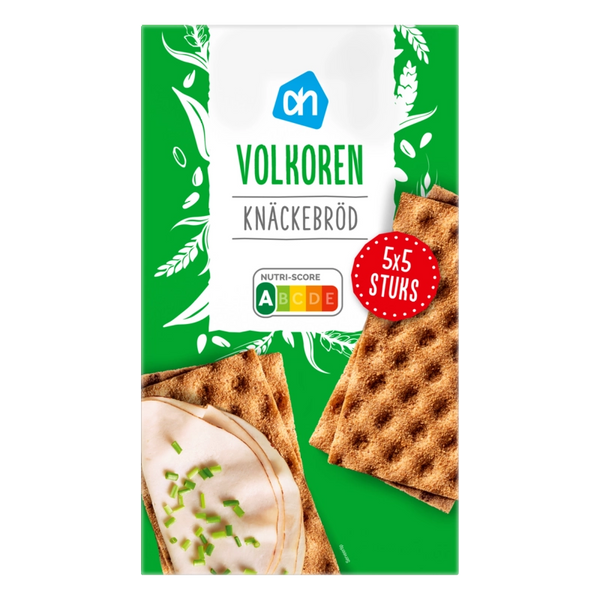 Whole wheat crispbread