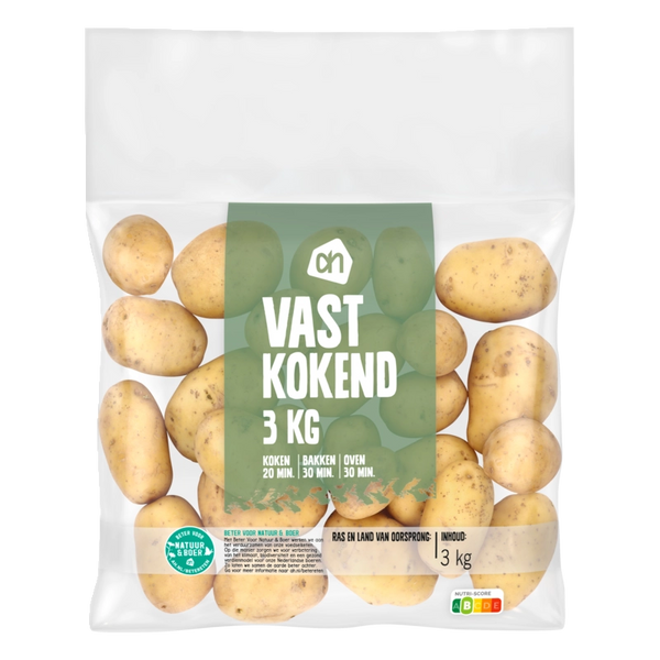 Vastkokende aardappelen