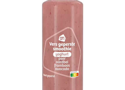 Yoghurt smoothie peer aardbei framb avoc