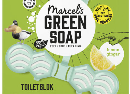 Marcel's Green Soap Toiletblok lemon ginger