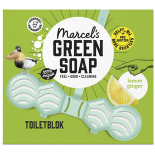 Marcel's Green Soap Toiletblok lemon ginger