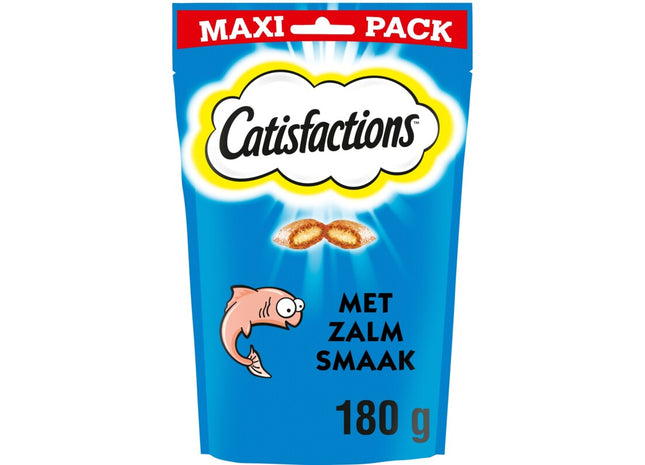 Catisfactions Katzensnack, köstlicher Lachsgeschmack, Maxi-Pack