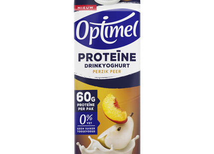 Optimel Proteïne drink yoghurt perzik peer