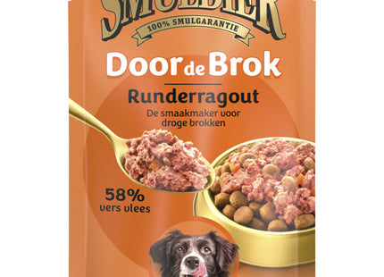 Smuldier Door de brok runderragout