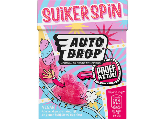 Autodrop Proefritje suikerspin