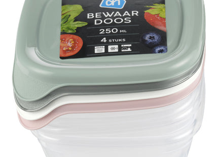 Aufbewahrungsbox 0,25 l quadratisch