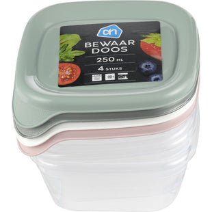 Aufbewahrungsbox 0,25 l quadratisch