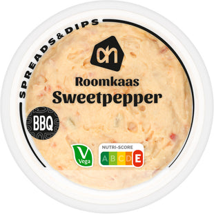 Roomkaas sweet pepper
