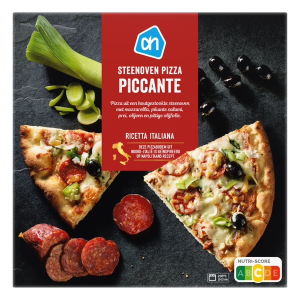 Steinofen-Pizza scharf