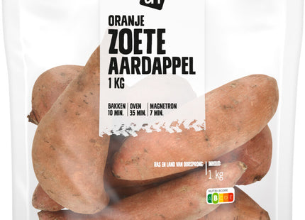 Oranje zoete aardappel