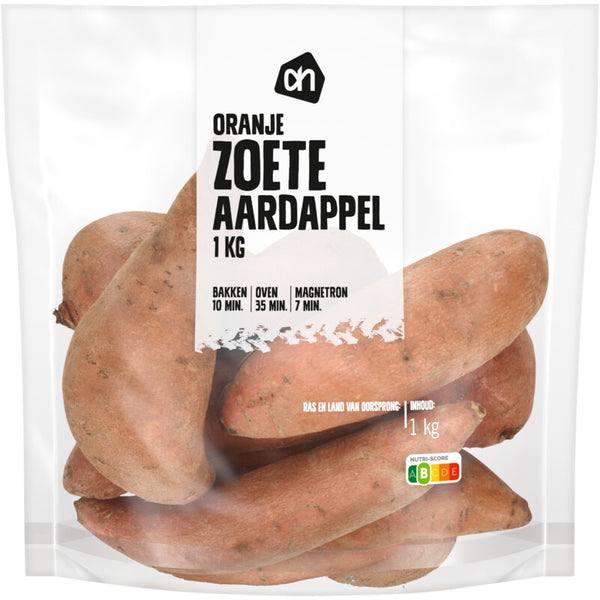 Oranje zoete aardappel