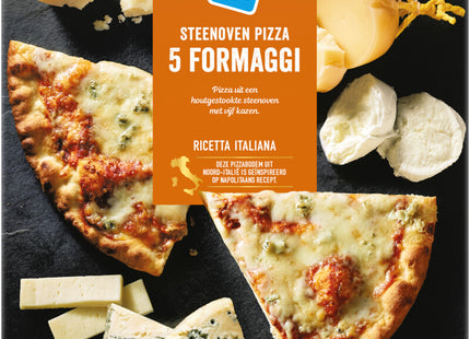 Steenoven pizza 5 formaggi