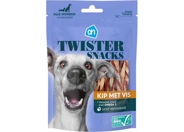 Twister snacks kip met vis