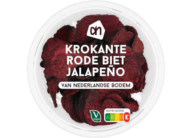 Krokante rode biet jalepeño