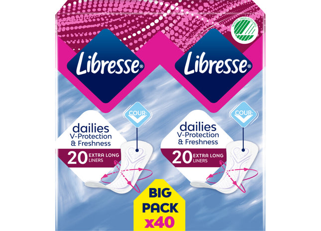 Libresse Dailies extra long inlegkruisjes