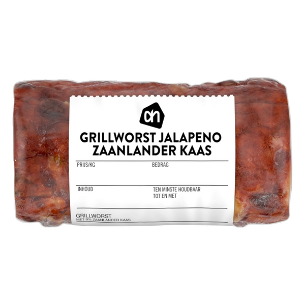 Grilled sausage jalapeno Zaanlander cheese