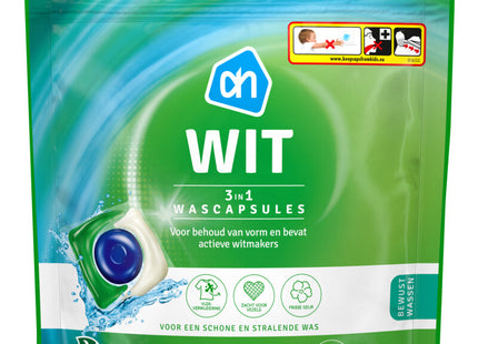 Washing capsules 3-in-1 white