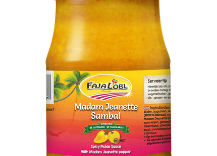 Faja Lobi Madam jeanette sambal