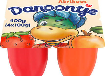 Danoontje Fruitkwark aardbei abrikoos