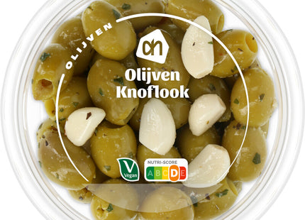 Green olives with garlic