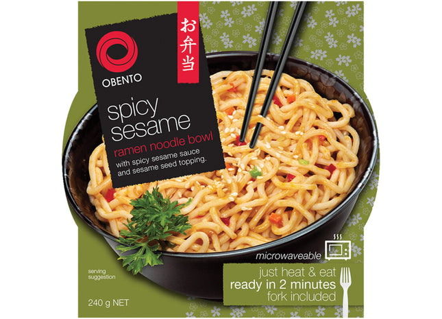 Obento Spicy sesame ramen noodle bowl
