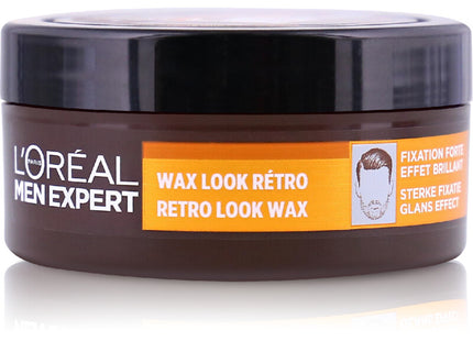 L'Oréal Men Expert Barber club wax effect slicked hair