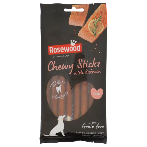 Rosewood Chewy sticks with salmon small