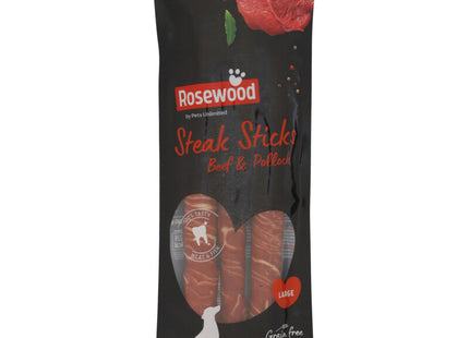 Rosewood Steak-Sticks, Rind und Seelachs, groß