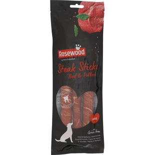 Rosewood Steak-Sticks, Rind und Seelachs, groß