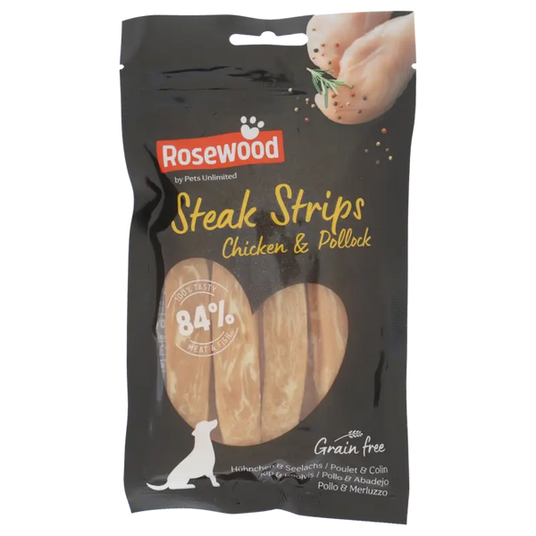 Rosewood Steakstreifen Hähnchen & Seelachs