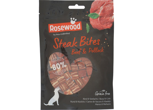 Rosewood Steak beißt Rind und Seelachs