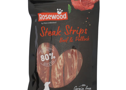 Rosewood Steak strips beef &amp; pollock