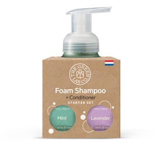 Die Green Lab Co. Starterset Shampoo Minze &amp; Lavendel