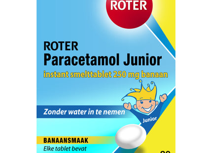 Roter Paracetamol junior 250 mg smelttabletten