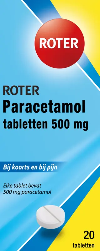 Roter Paracetamol 500 mg Tabletten