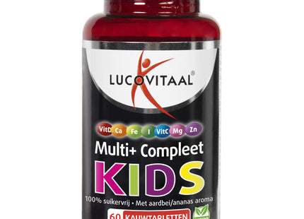 Lucovitaal Multi+ compleet kids kauwtablet