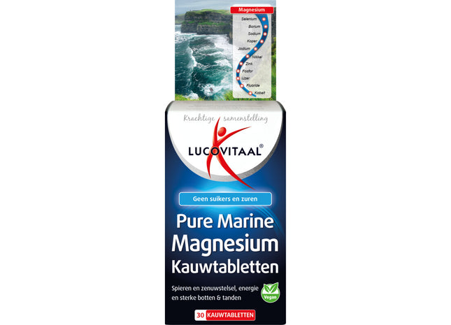 Lucovitaal Pure marine magnesium kauwtablet