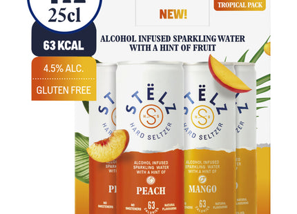 Stelz Hard seltzer tropical 4-pack